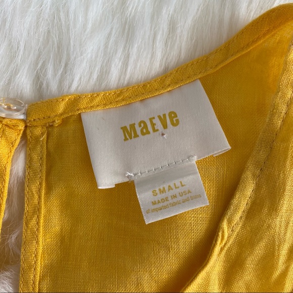 Maeve Anthropologie Linen Top - Picture 8 of 8